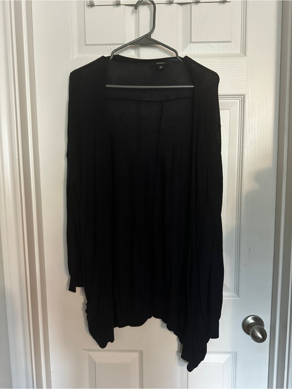 Dark Navy blue Open-Front Women's Cardigan Sweater - Unbranded